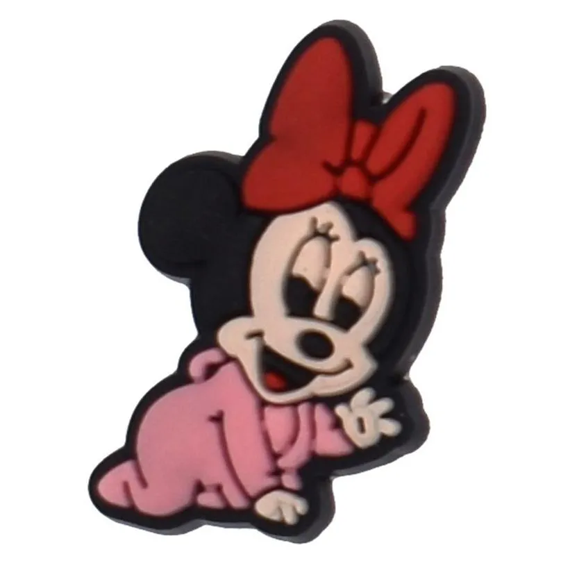 anime charms wholesale halloween princess duck mouse cartoon charms shoe accessories pvc decoration buckle soft rubber clog charms fast