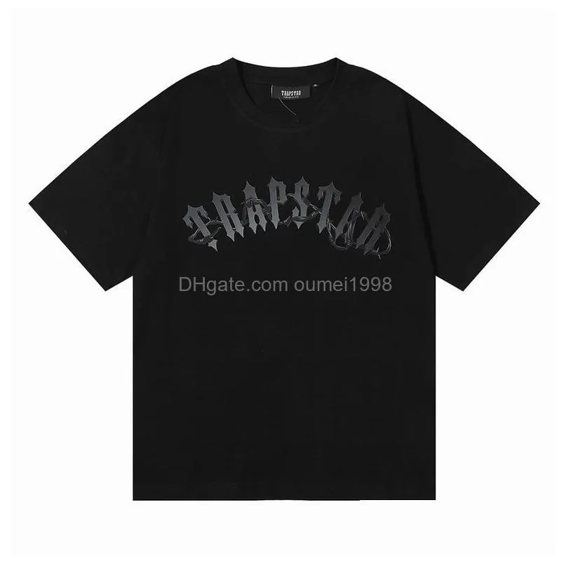 Trapstar Mens T Shirts Women Designers T-shirts Trapstars Cotton Tees Polos Tops Shirt chandal tuta ensemble Clothing trapstars shooters