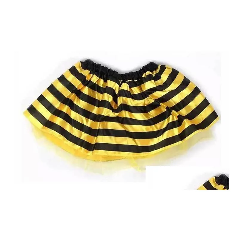 kids fairy ladybug bee wing costume set fancy dress cosplay wings tutu skirt wand headband girl boy event christmas stage performance