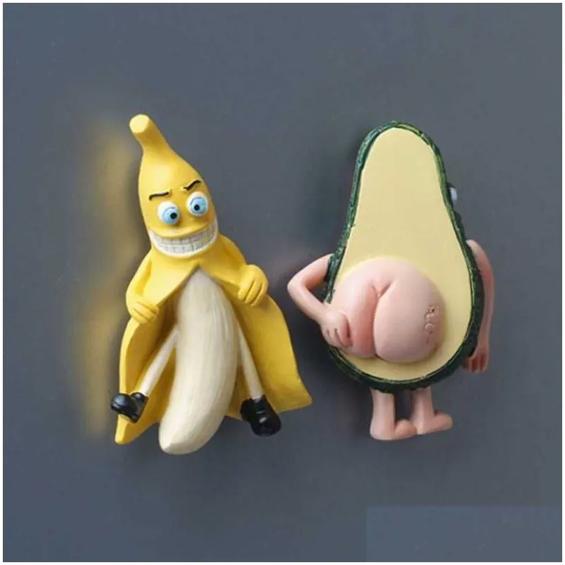  cute fruit fridge magnets banana and avocado funny magnets for fridge chalkboards home decoration