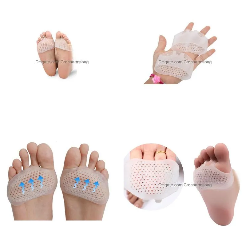 silicone honeycomb half yards insole remove cocoon massage forefoot pad breathable anti-pain foot pad high heel insoles