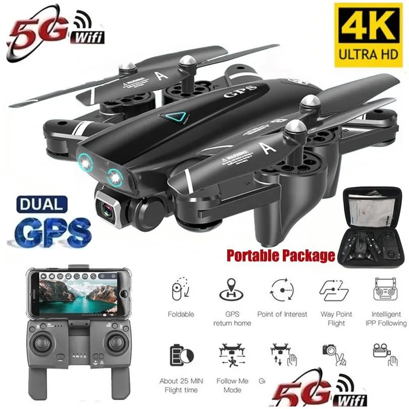 50%off mystery box lucky bag rc drone with 4k camera for adults kids drones remote control boy christmas kids birthday gifts