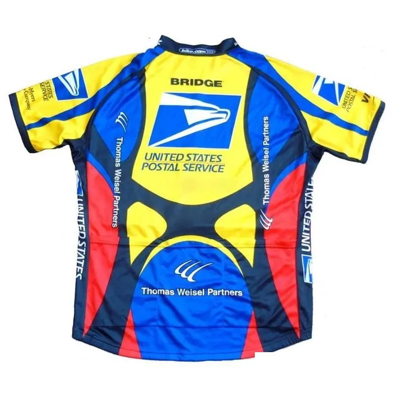 2022 usps us united states postal cycling jersey breathable cycling short sleeve kits summer quick dry cloth mtb ropa ciclismo