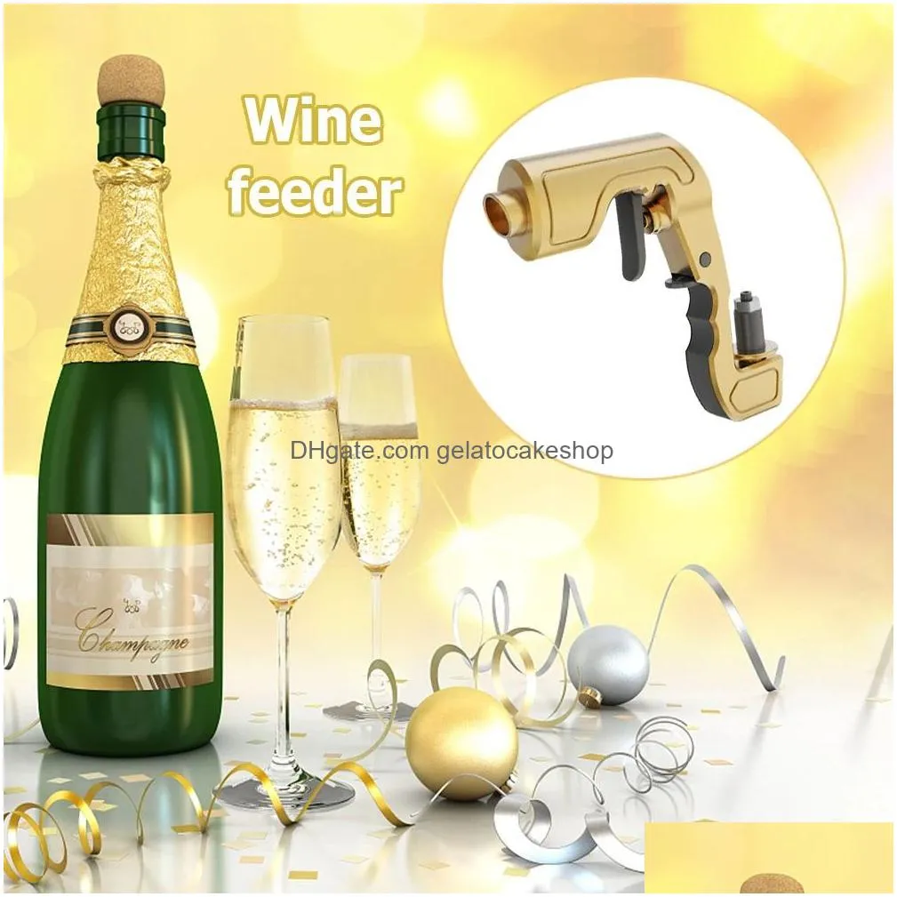 champagne wine sprayer tools pistol beer bottle durable spray gun ejector kitchen bar tools