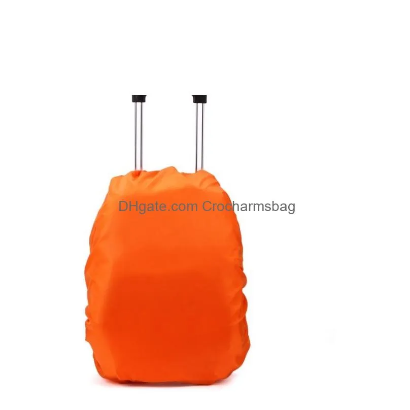 empty trolley school bag backpack bag waterproof cover girls boys wheel children trave bag dust rain proof only cover 2pcs