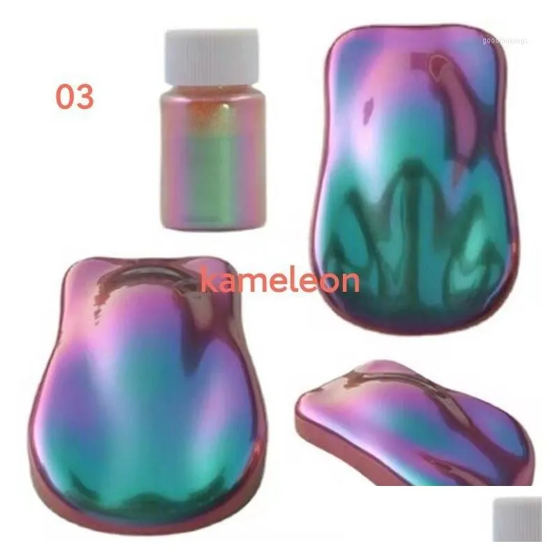 nail glitter 10g/lot chameleon powder car paint color changing pigment