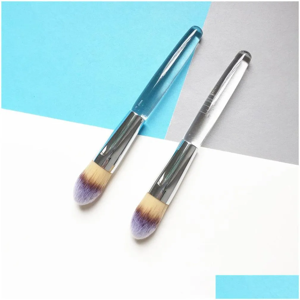 tme-series 84 complexion enhancer brush - precision foundation / full coverage large concealer - beauty makeup brush blender tool