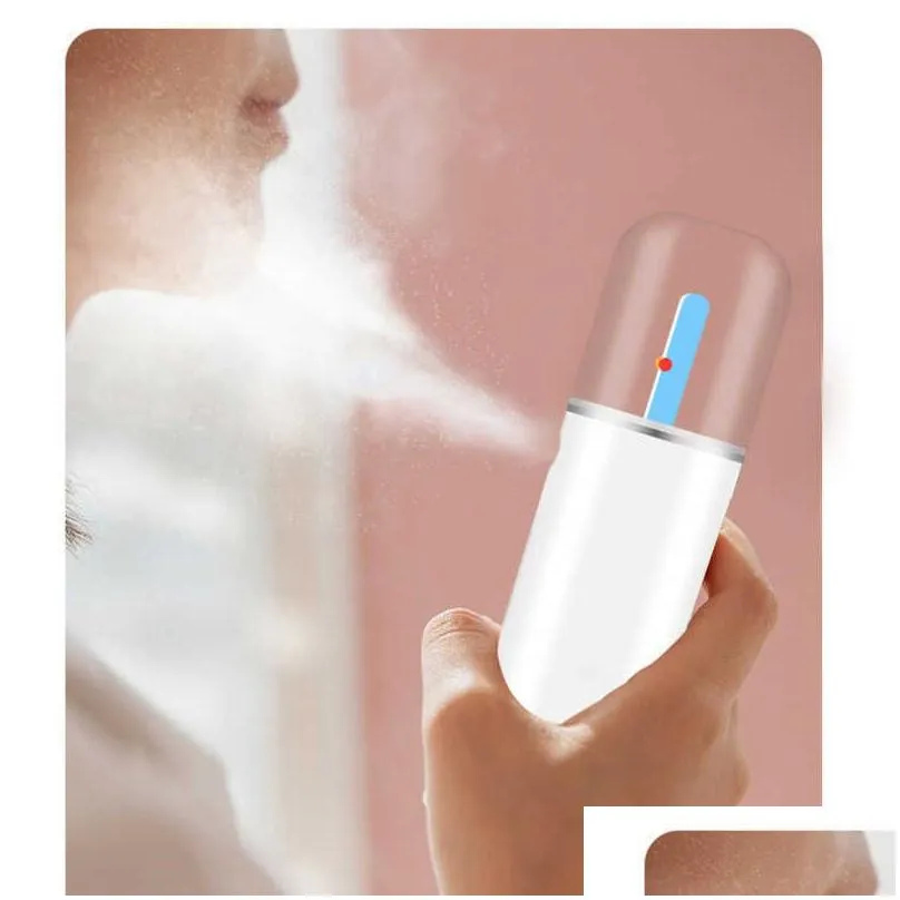  cartoon water replenisher humidifier beauty handheld moisturizing face steamer mini charging water replenisher spray humidifier