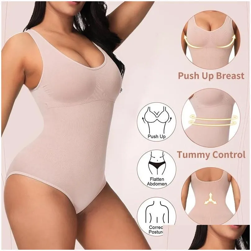 womens shapers faja shapewear for women invisible body shaper slimming belly underwear weight loss waist trainer tummy control