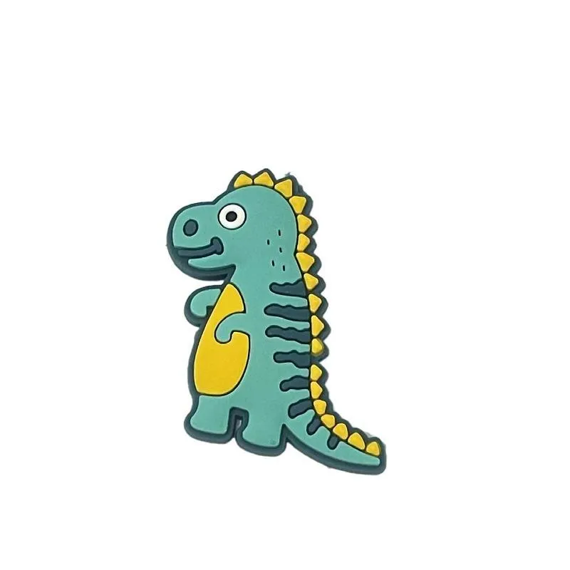 cartoon dinosaur croc shoe charms for boys girls cute decoration accessories for shoes
