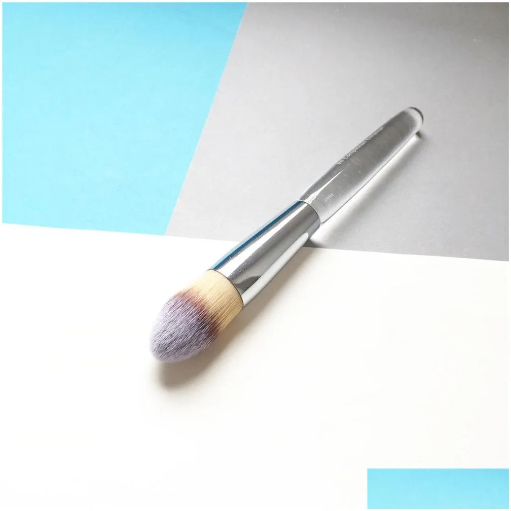 tme-series 84 complexion enhancer brush - precision foundation / full coverage large concealer - beauty makeup brush blender tool