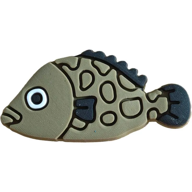fishes pattern shoe charms for  jibbitz bubble slides sandals pvc shoe decorations accessories for christmas birthday gift party favors