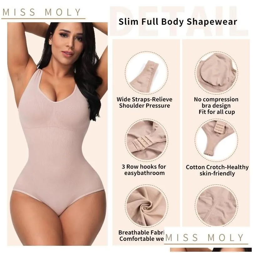 womens shapers faja shapewear for women invisible body shaper slimming belly underwear weight loss waist trainer tummy control
