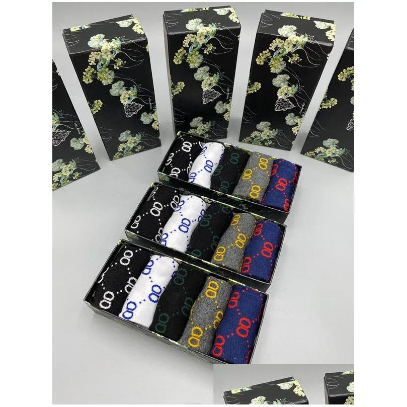 womens designer socks fashion women and men casual high quality cotton breathable 100% sports letter g sock with box rtjrfhr