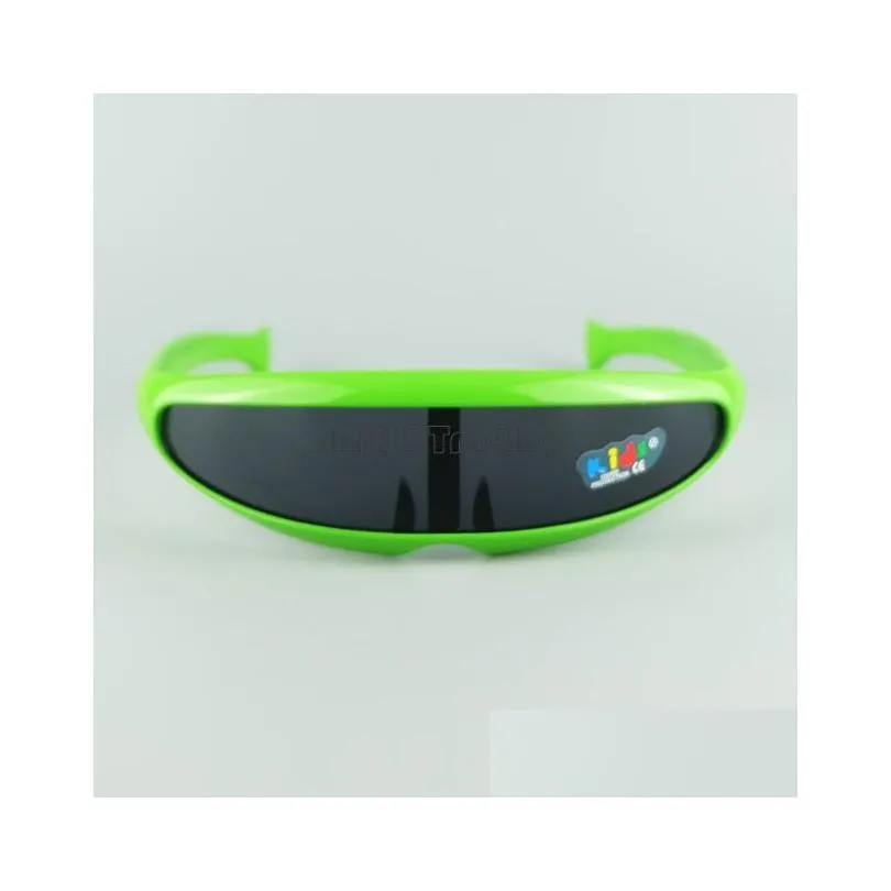 kids sunglasses alien children sun glasses cool sports goggles colorful frame 6 colors mixed party eyewear fish legs