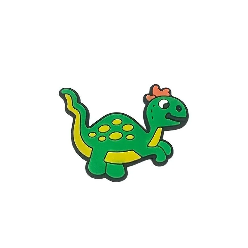 cartoon dinosaur croc shoe charms for boys girls cute decoration accessories for shoes