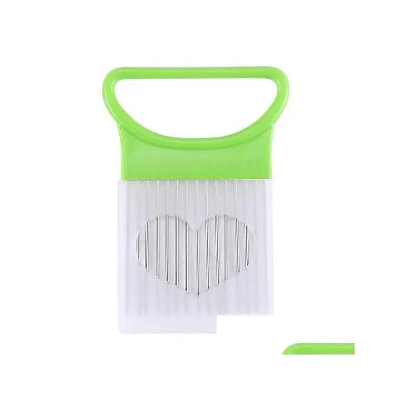  household items tomato onion vegetables slicer cutting aid holder guide slicing cutter safe fork useful kitchen accessories