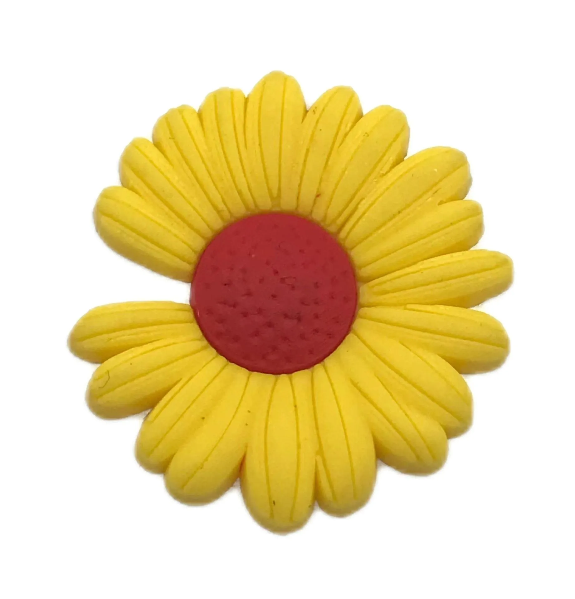 shoe parts accessories sun flower decoartion buckle for croc charms clog bracelets wristband buttons soft rubber charm