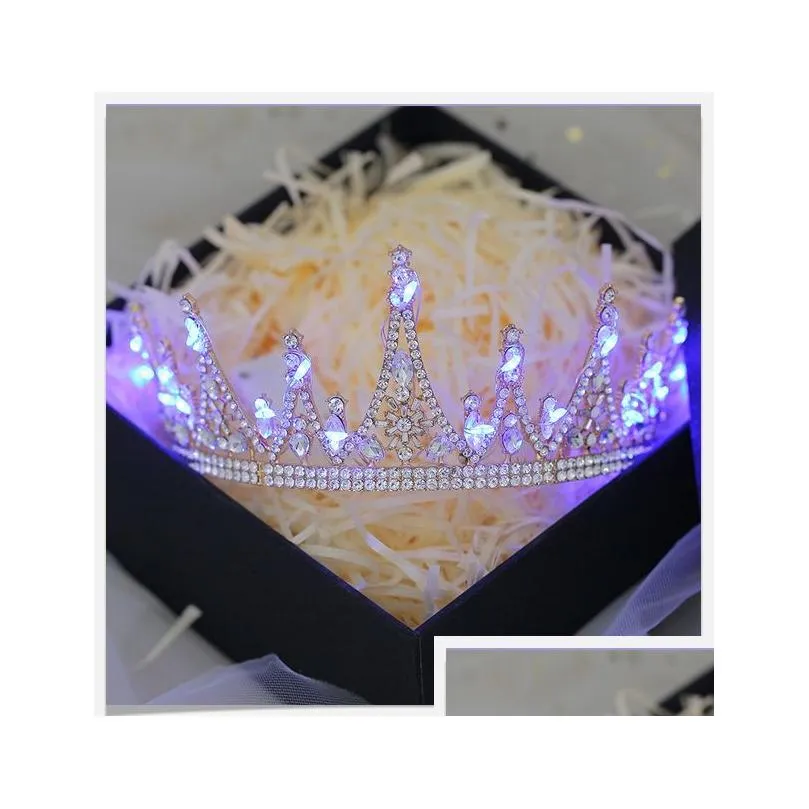 gold pearls crystals princess headwear chic bridal tiaras accessories stunning crystals pearls wedding tiaras and crowns 1209