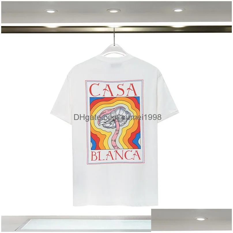 Casablanc Men Womens Designers T Shirt Men Women High Qualities Letter Print Casual Tshirts Short Sleeve Fashion Mens Tees