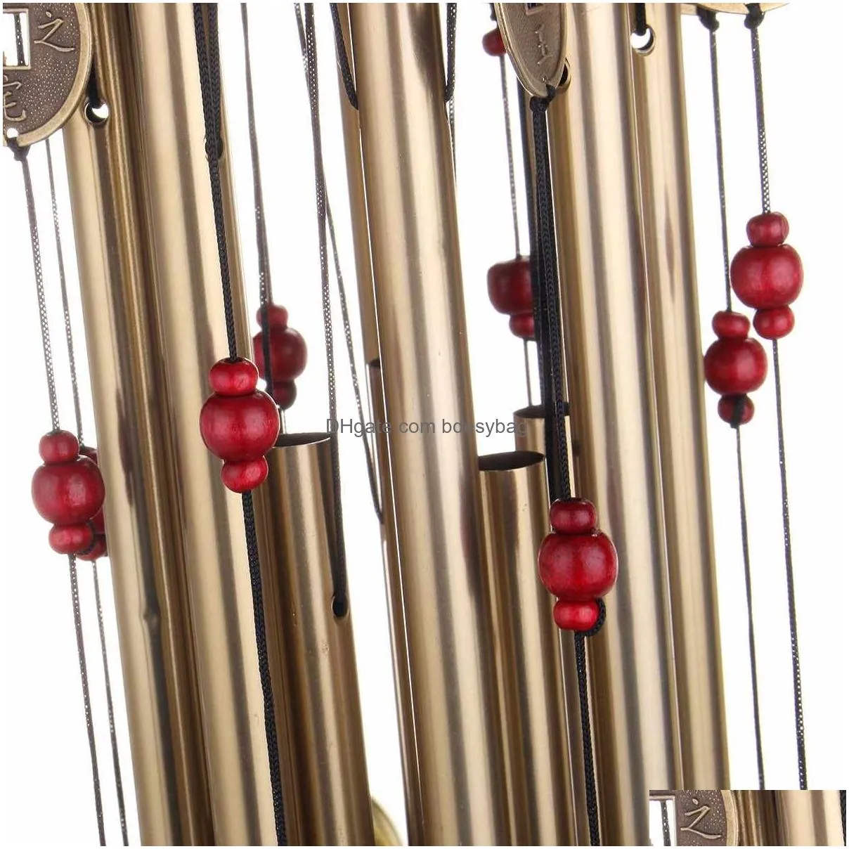 chinese traditional coins feng shui wind chime bell metal pendant for good luck fortune home hanging decor gift t200703