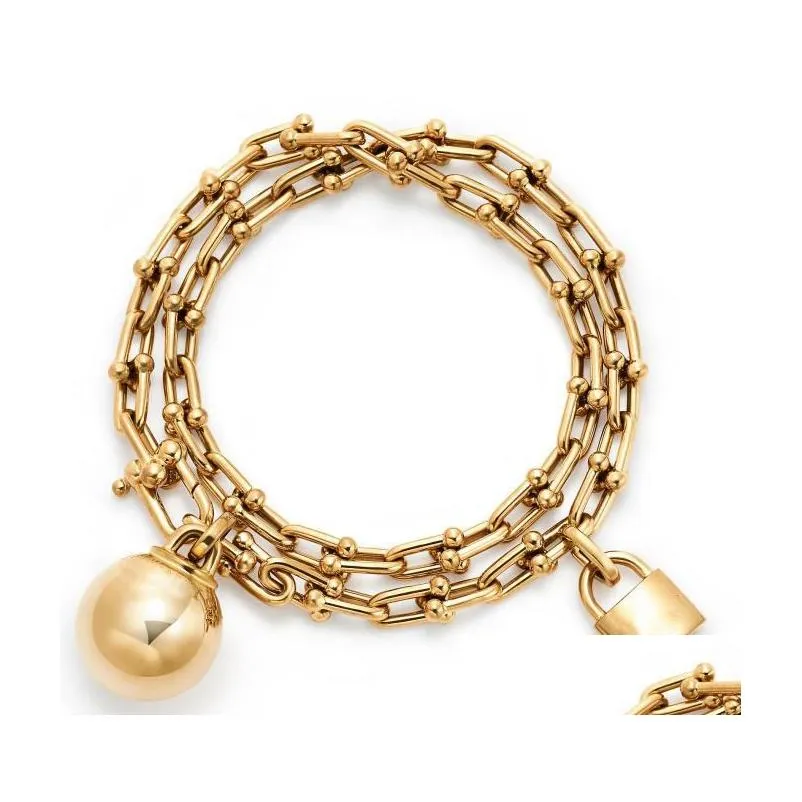 luxury fashion hardwear jewelry necklace designer a horseshoe pendants series necklaces rose gold platinum long chain diamonds adult jewellery for