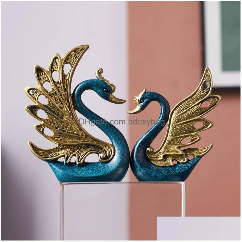 a couple of n statue home decor sculpture modern art ornaments wedding gifts home decoration accessories for living room t200710