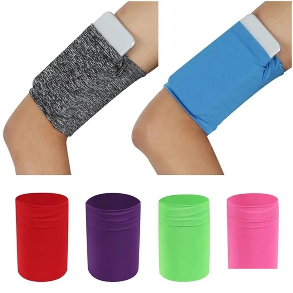 wrist arm running sport bag elastic mobile phone armband sports pouch fitness walking gym bags for women men run exercise bag