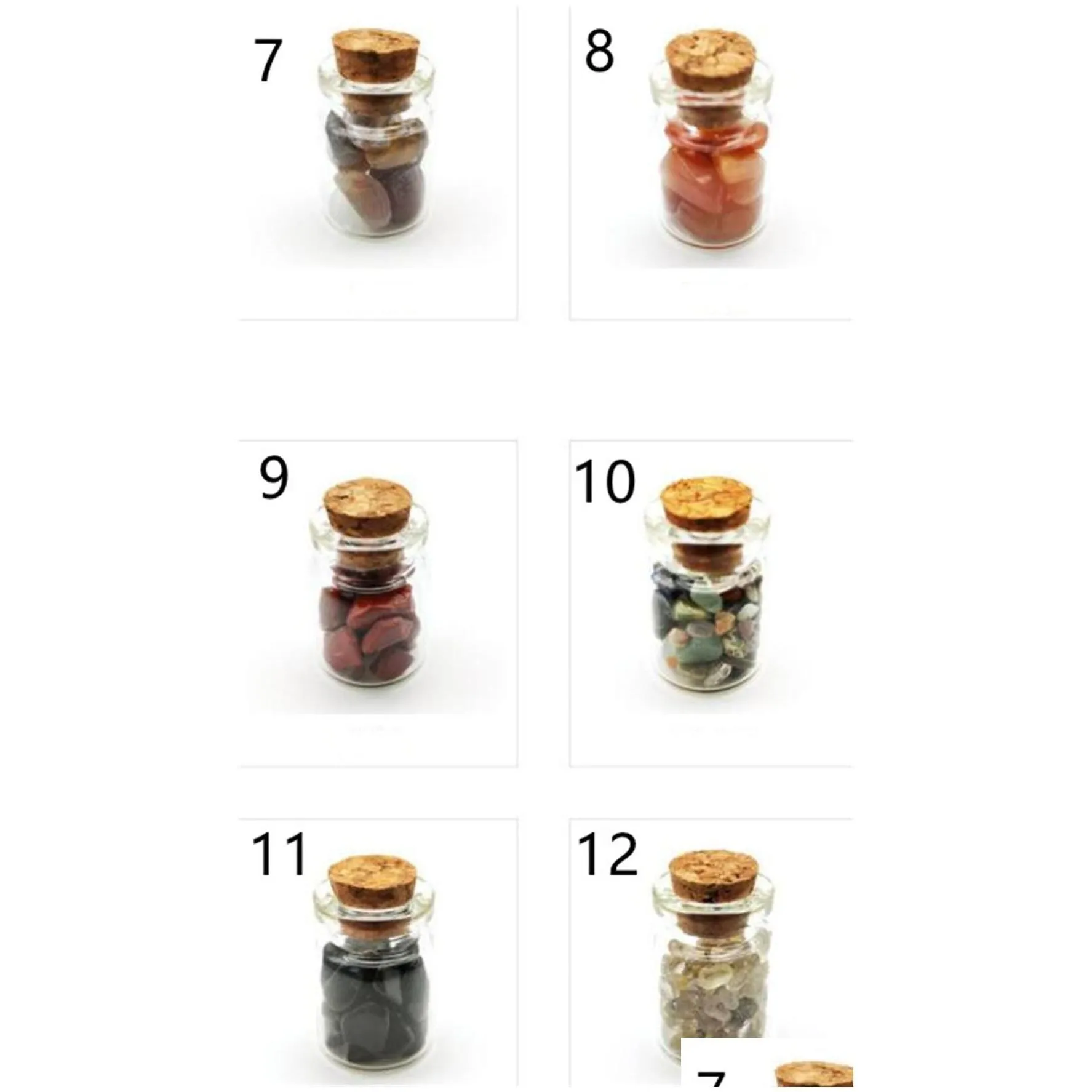 party favor gemstone chips - tumbled healing crystals for witchcraft these mini crystal spell jars are beginners xb drop deliv