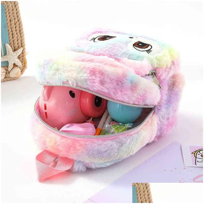 3d plush children backpacks kindergarten schoolbag cartoon kids backpack cute children school bags girls boys backpacks baby bag