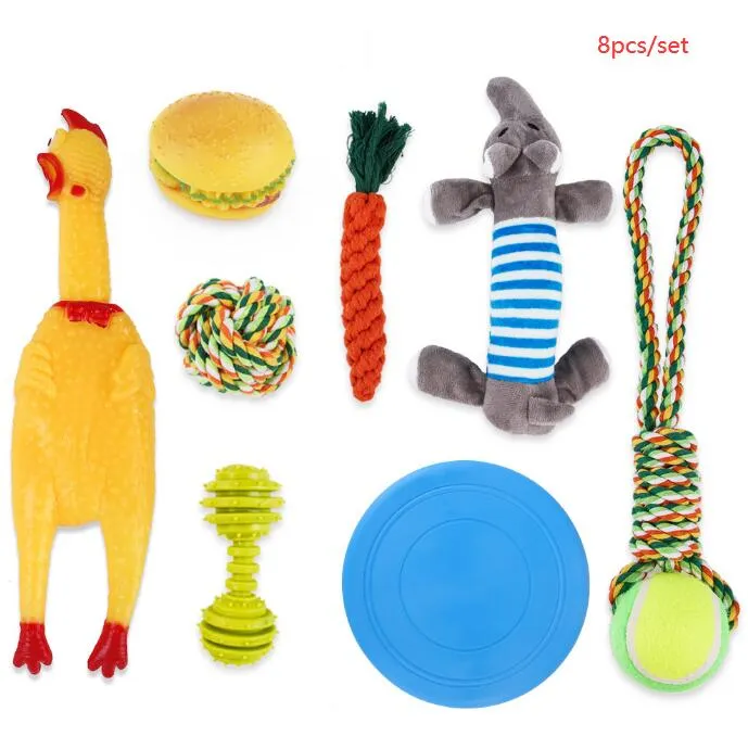 dog toys chews pet toy cotton braided ropetrumpet chewers tough teething chew dog toys interactive cute dog animal rope toys for dog pets puppy playtime