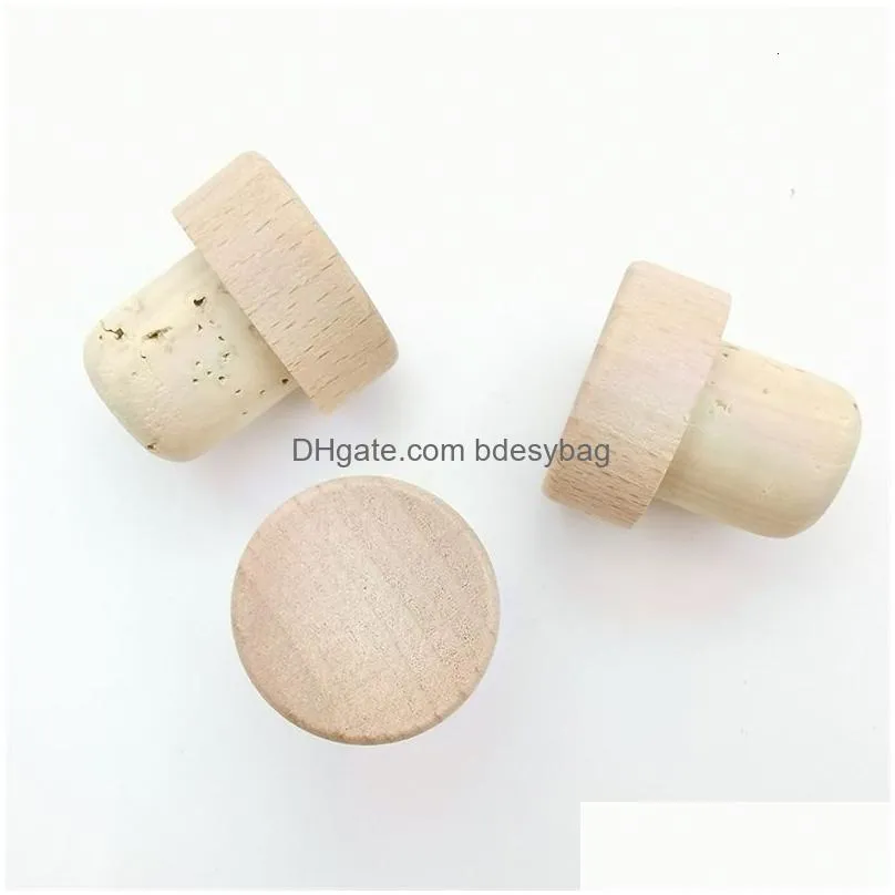 party favor 50pcs personalized red wine bottle stopper engraved wooden laser cork customized wedding favors baby shower 230406