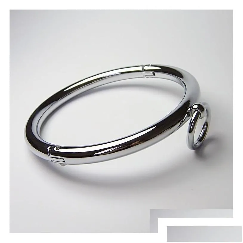 other health beauty items female y necklace rolled stainless steel slave collars/slave neck ring adt products/bdsm toy sm439 drop d