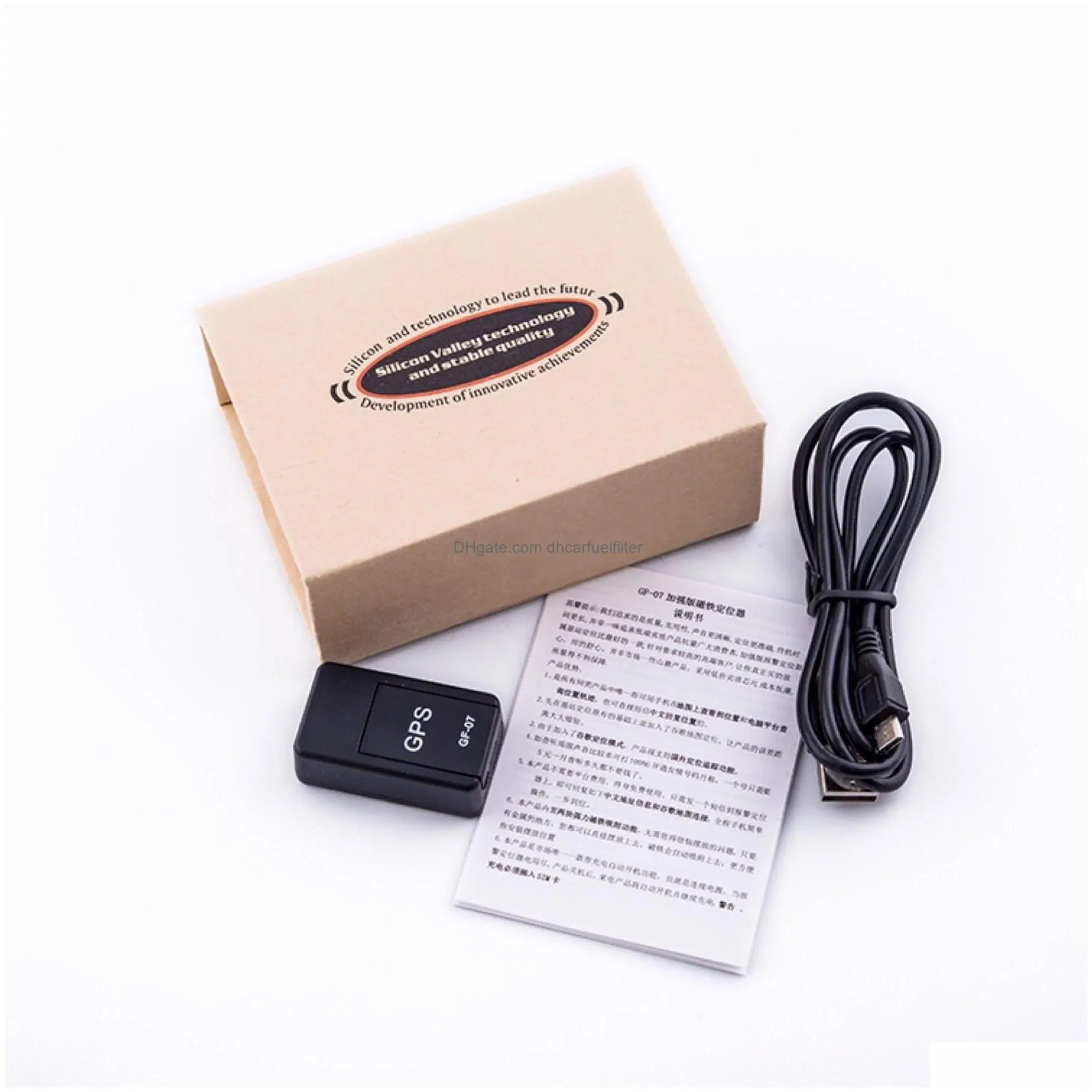 car gps accessories mini gf07 long standby magnetic sos tracker locator device voice recorder for vehicle/car/person system drop d