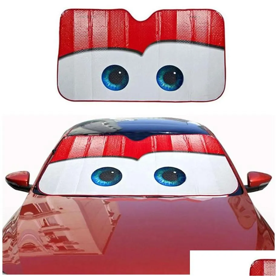 car sunshade eyes heated windshield window windsn er sun shade visor carers solar protection 6 color drop delivery mobiles motorcycl