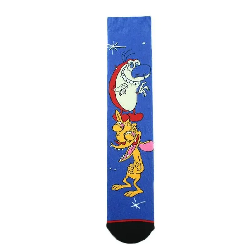 mens socks men women cotton funny colorful cartoon character happy pattern creative calcetines hombre divertido skarpetki sokken