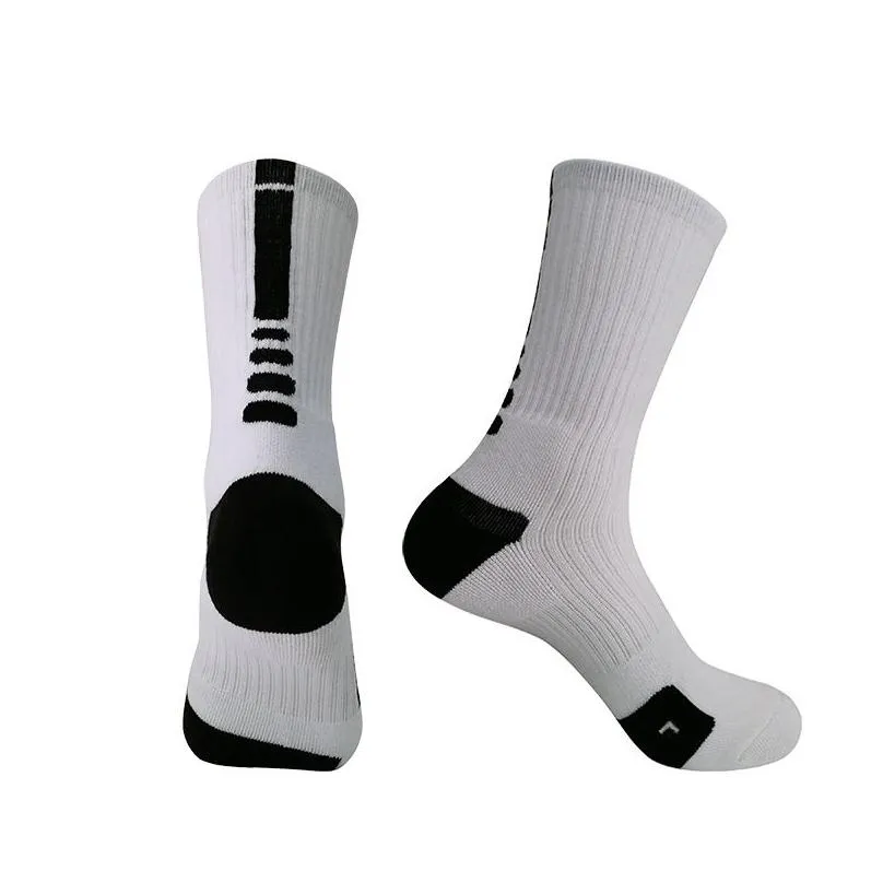 european and american professional elite basketball socks long knee towel bottom sports socks fashion fitness mens socks