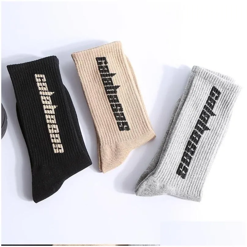 CALABASAS Socks Skateboard Fashion Mens Letter Printed Sock Sports Sockings Hip Hop