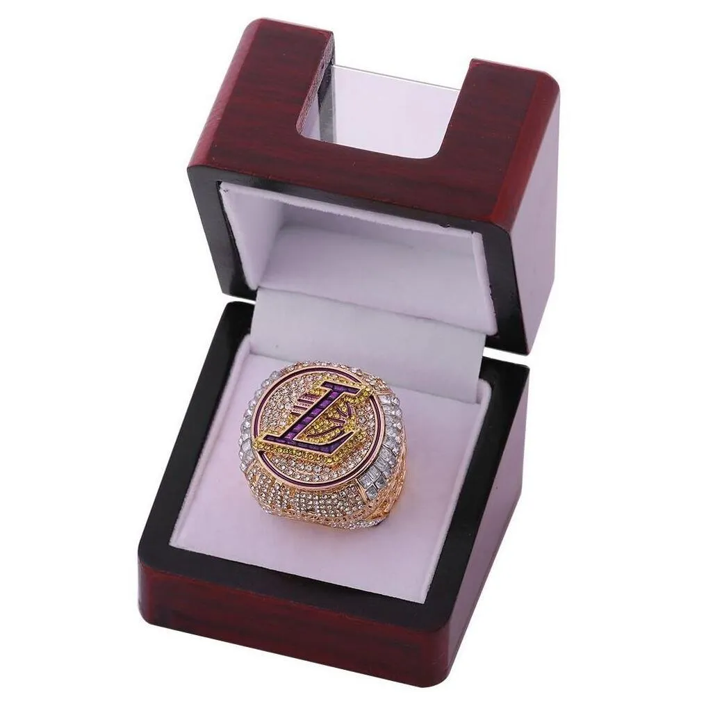 three stone rings wholesale championship lakers top jewelry official ring size 11 for fans gifts drop delivery dhqou