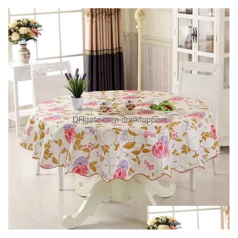 waterproof oilproof wipe clean pvc vinyl tablecloth dining kitchen table cover protector oilcloth fabric covering 210626