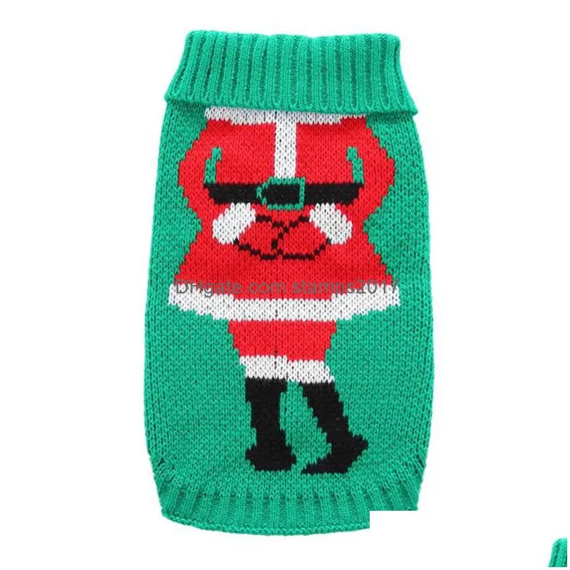 pet dog sweater cat clothes for small dog clothing christmas cat sweater dogs coat halloween warm pet jacket knitting costume