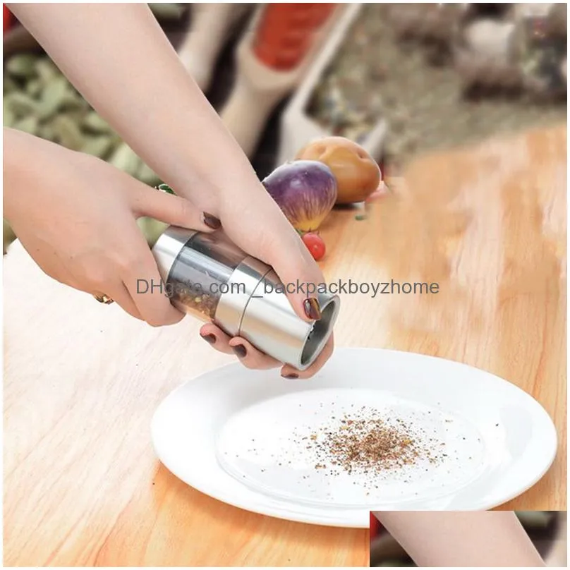 creative manual pepper mill salt pepper grinder portable kitchen mill muller spice sauce grinder kitchen tool