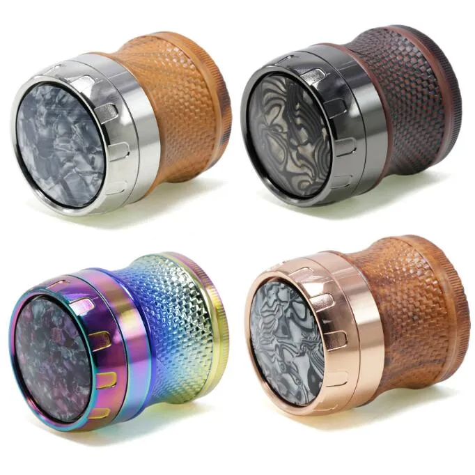 animal 4 layers diameter 63mm herb grinder tobacco crusher smoking accessories smoke accessroy cnc teeth colorful tools