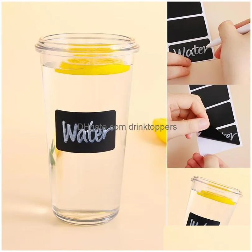 wholesale 120pcs/roll waterproof label stickers kitchen spice bottle label home jam jar tags blackboard label home decorations