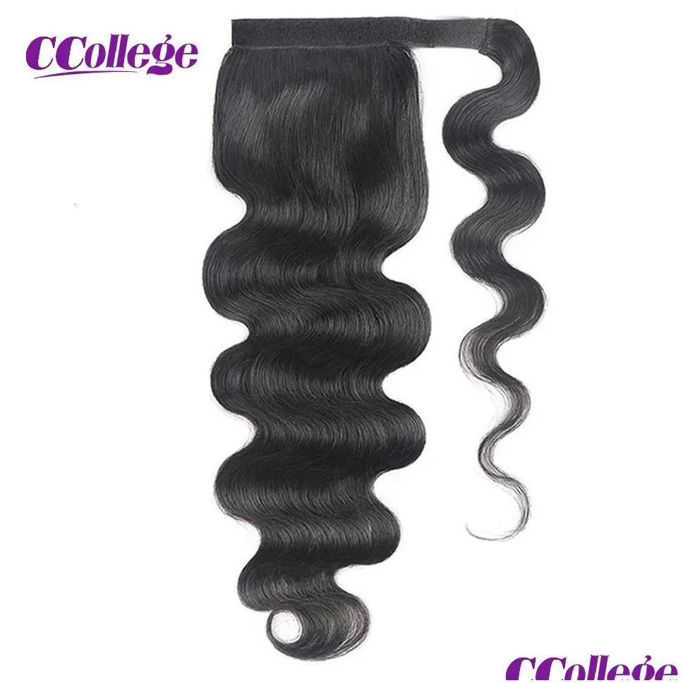 Ponytails Ponytail Human Hair Extensions Curly Ponytail Extensions Drawstring Straight Hair CCollege 8-30 Inches Afro Kinky Curly