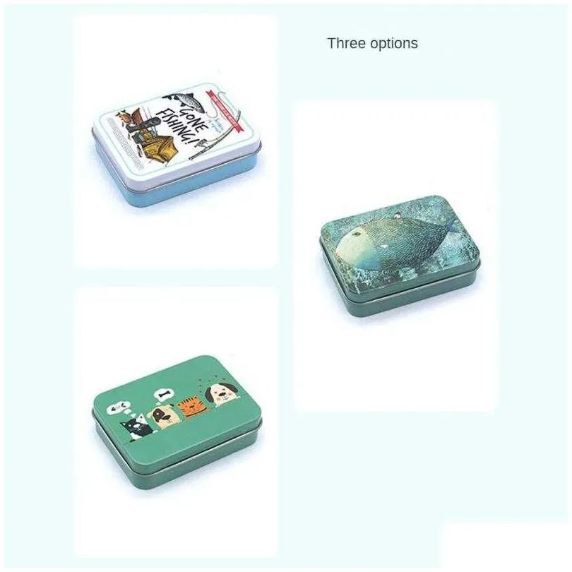 New Easy To Carry Cartoon Packaging Box Public And Universal Not Easily Deformed Iron Box Lightweight And Simple With Large Capacity