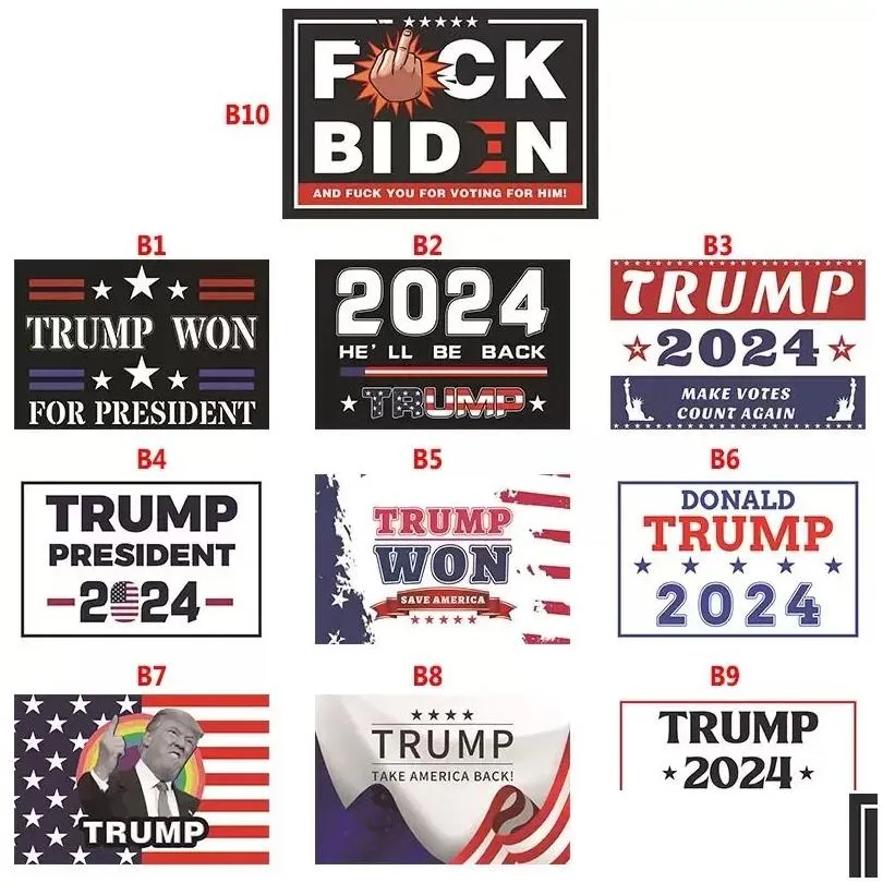  multi designs trump 2024 flag 3x5ft general election flags banner president 2028