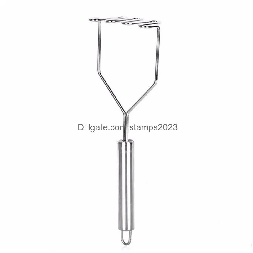 stainless steel kitchen gadget potato masher press cooking tool mashed potatoes wavy pressure ricer kitchen accessories