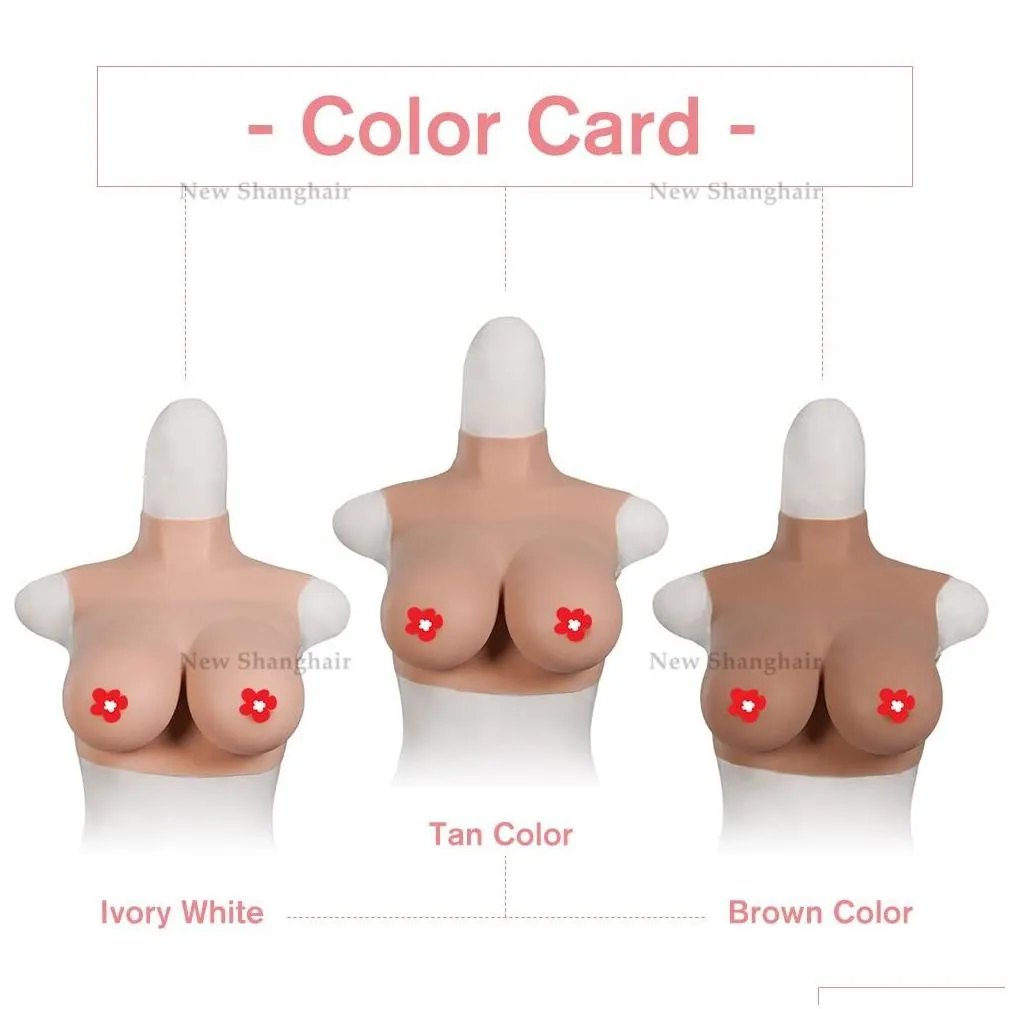 Silicone Breastplate Breast Plates CG Cup Breast forms for Crossdressers Drag Queen Mastectomy Transgender BS5861802