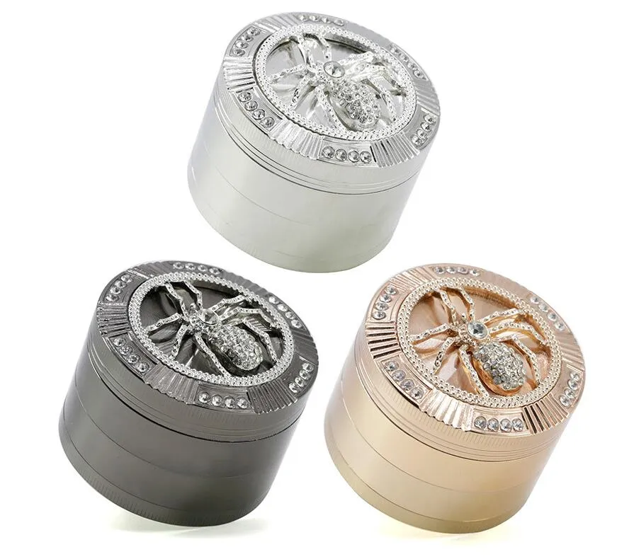 4 layers diameter 63mm herb grinder tobacco crusher smoking accessories smoke accessroy various series color randomly send cnc teeth colorful tools